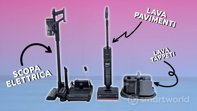 Recensione Dreame H15 Mix: lavapavimenti, scopa e lavatappeti in un solo prodotto con batteria removibile